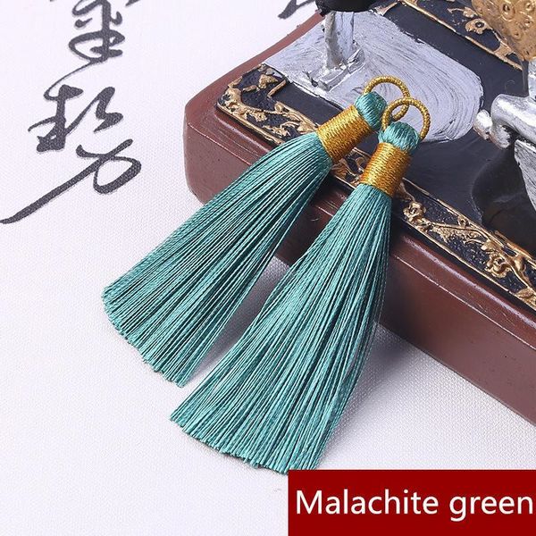 

5pc new style steel ring tassel fringe keychain caps straps diy jewelry making charms pendant craft accessories craft tassel diy h bbyaks