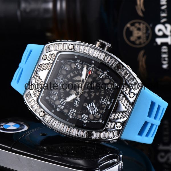 

straight barrel quartz watch richard business men's watch men's and women's watches, Slivery;brown