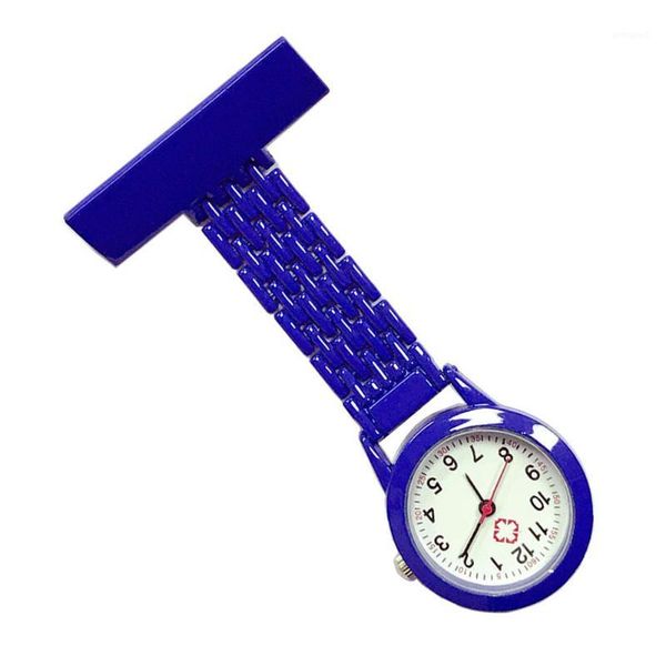 

pocket watches fashion quartz watch brooch clip nursing hsj881, Slivery;golden