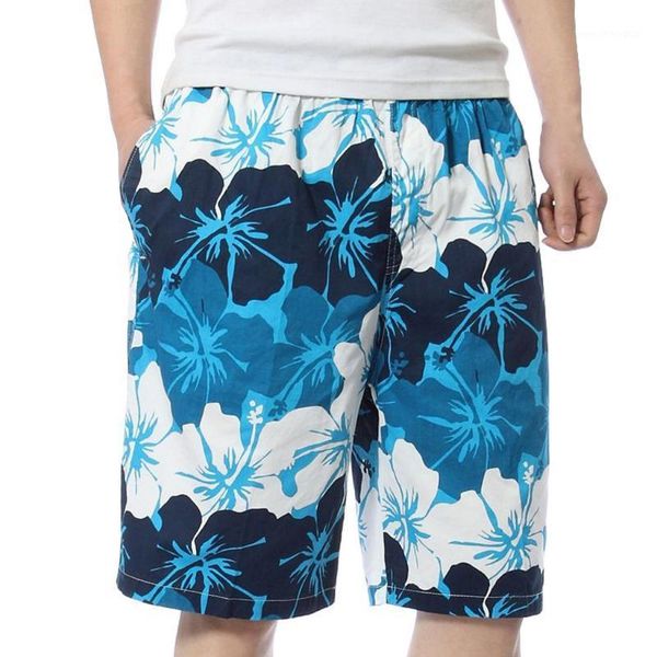 

men's shorts beach men's summer fashion casual quick-drying printing loose elastic waist pockets sport pants l413a1, White;black