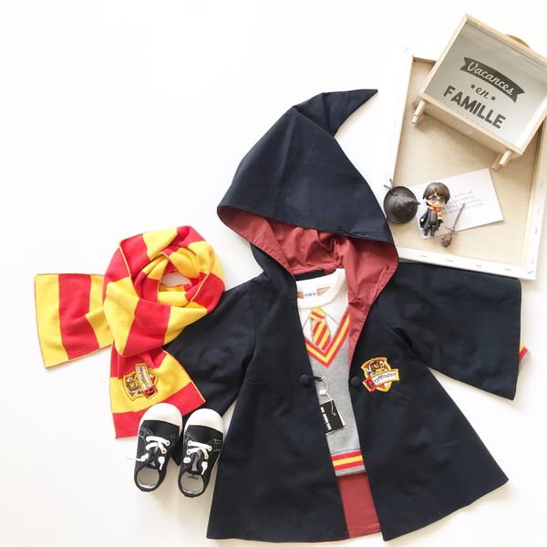 

tonytaobaby autumn and winter dresses new kids' children's wizard christmas outfit kids clothes coat lj200813, Camo