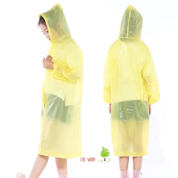 

raincoat for children rain poncho cover girls boys rainwear waterproof cloaks transparent disposable impermeable kids coat bbyoxk