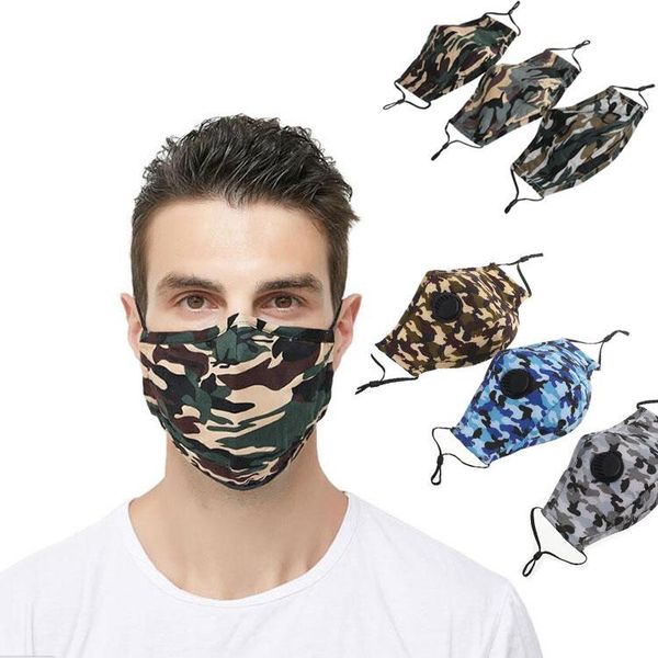 

anti-dust cotton mask filter female adults with breathing valve or without valve can camouflage personality masks mask pm2.5 put male lfkjj