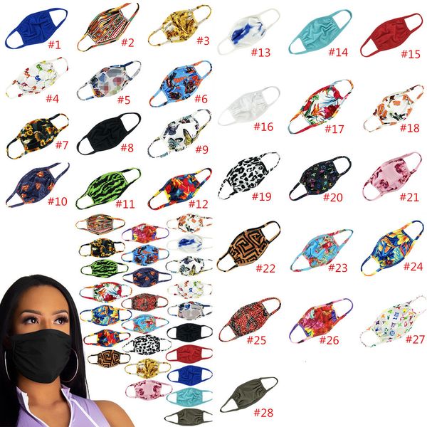 

foral dustproof mask double butterfly print layer anti-uv designer face masks women men mouth cover fashion washabloutlet9m2p
