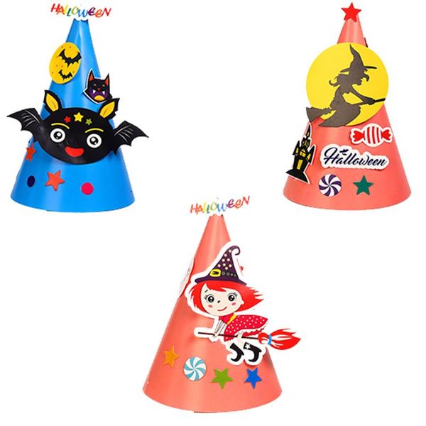 

хэллоуин шляпа дети diy бумаги тыква ведьма шляпа детский сад ручной работы материал пакет творческих игрушек хэллоуин шляпа jllopn bdeb
