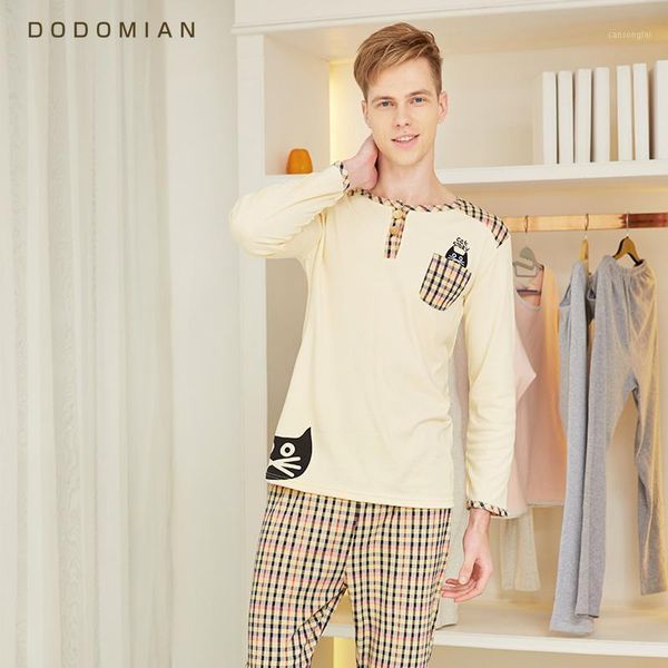 

2 piece men loungewear soft bathrobe set plaid sleepwear for men 100% cotton bottom clothing set pijama masculino1, Black;brown