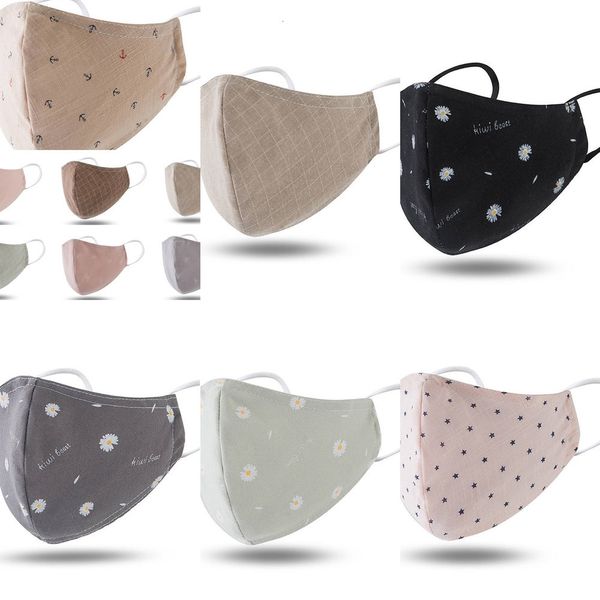 

chrysanthemum fashion designer lattice face mask black face masks personality hallowe 13hx13hx 5kou