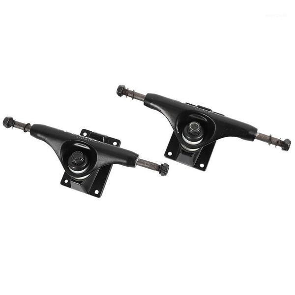 

puente 2pcs generic 5 inch skateboard bracket truck accessory nesium alloy resistant skateboard trucks1