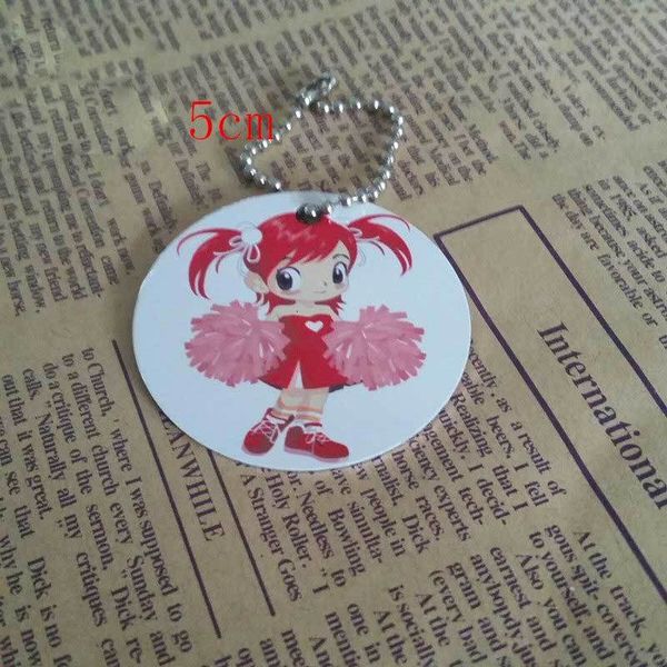 

factorybd5ubone sublimation keychains aluminum round rectangle transfer printing diy custom blank material two sides, Silver