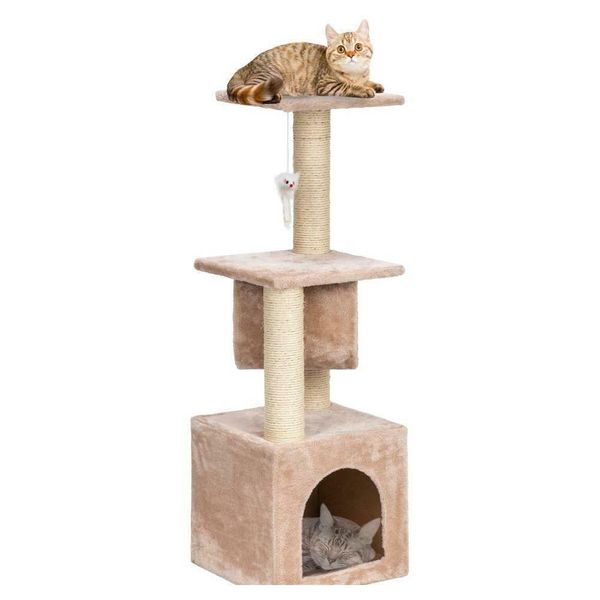 

36" cat tree bed furniture scratching tower post condo qylqbs dh_seller2010