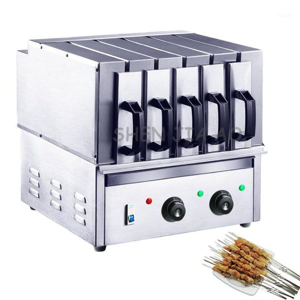 

camp kitchen 220v 3.6kw 1pc commercial smoke-barbecue temperature controlled electric oven 5 groups grill1