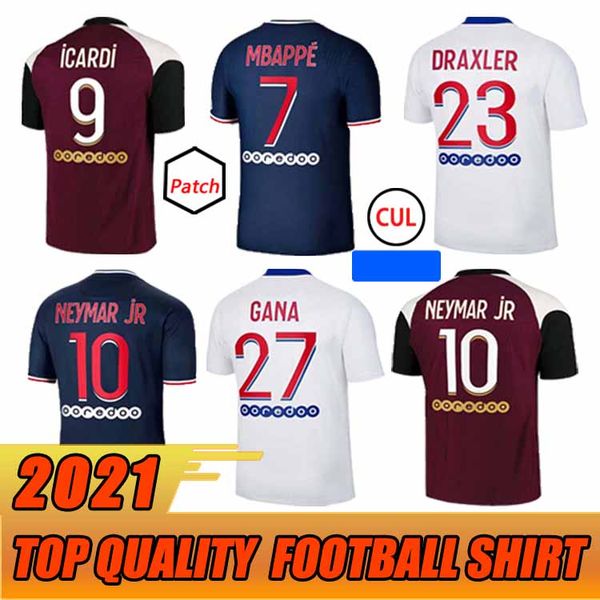 

mbappe icardi soccer jersey 20 21 maillots de football shirts 2020 2021 kean verratti men + kids kit uniforms enfants maillot foot fourth, Black;yellow