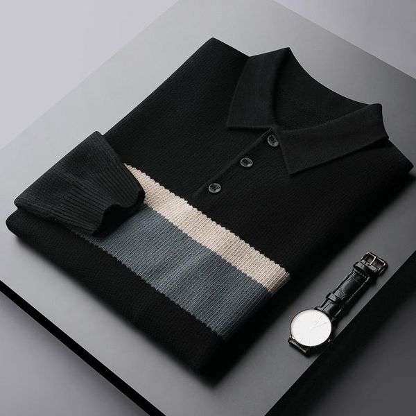 

minglu autumn winter male sweaters business and casual keep warm mens sweaters fashion slim fit man sweater 4xl, White;black