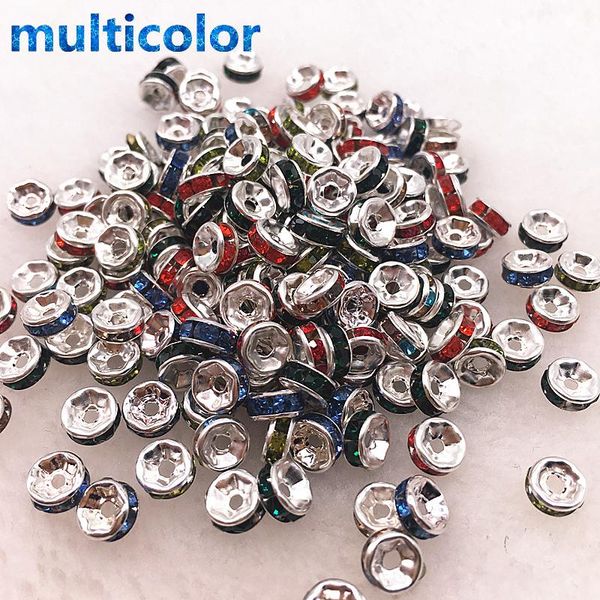 

50 шт. 6 мм crysta hrinestone стекло круглые свободные разные бусины для ювелирных изделий diy браслет ожерелье bbycmi sport77777