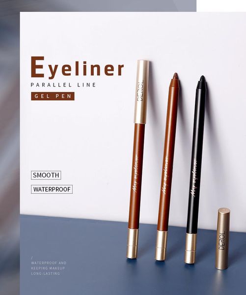 

eyeliner derol genuine starry sky automatic silkworm pen is not easy to smudge waterproof stamp