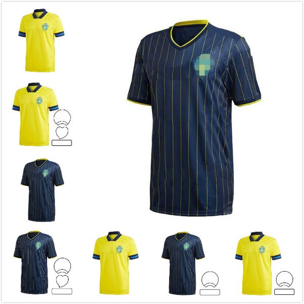 

2020 2021 ибрагимовские футбольные трикотажки мужчины и дети kallstrom larsson home away футбольная рубашка 20 21 футбольная команда toivone, Black;yellow