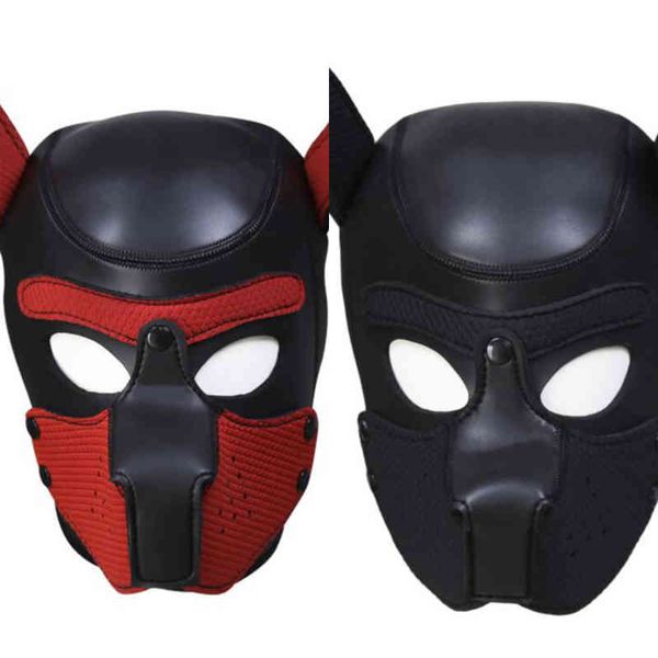 Nxy Sex Adult Toy Latex Pup Puppy Play Dog Hood Mask Bdsm Bondage Toys Restraint Fetish Pet Ruolo per coppie 1225