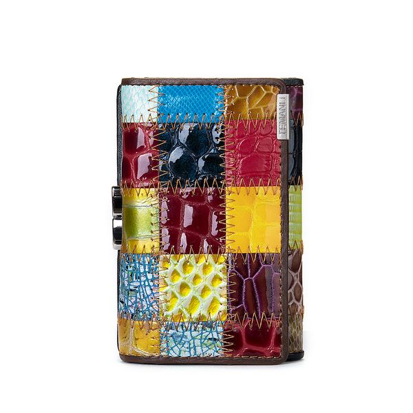 

hbp westal floral women wallet genuine leather hasp wallet short coin/card wallets for women purse female bifold wallets leather 517, Red;black