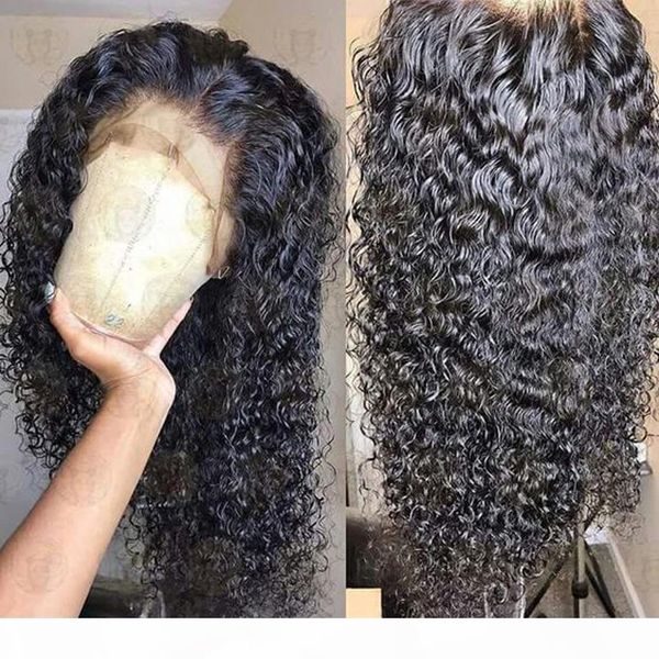 

full lace wig pre plucked with baby hair curly virgin peruvian hair glueless human hair lace front wigs, Black;brown