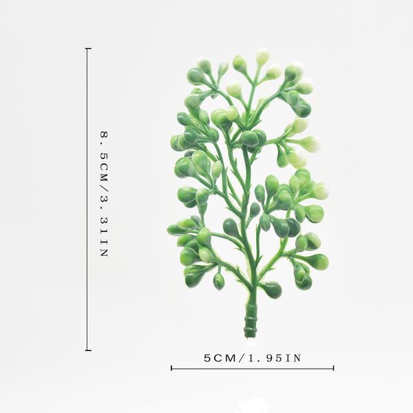 

decorative flowers & wreaths artificial plants home wedding decoration green succulents crafts flower arrangement accessories christmas fake