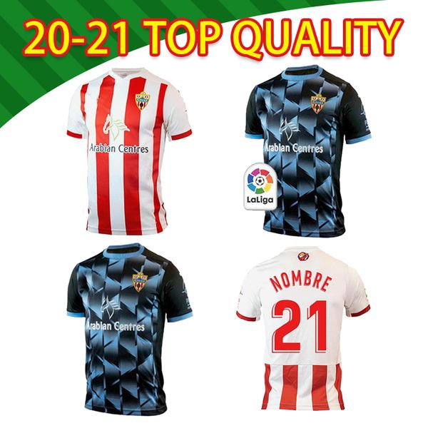 

ud almería 2020 2021 soccer jerseys union deportiva almeria guti sekou munoz chema lazo gaspar petrovic football shirt, Black;yellow