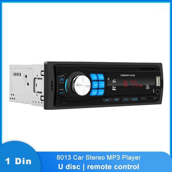 

8013 car bluetooth radio mp3 player stereo handscall tf card play usb aux audio fm auto radio player1