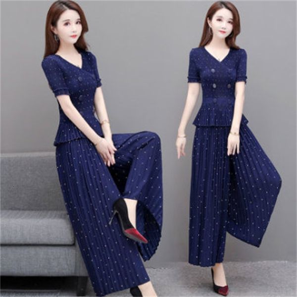 

plus size suits dot sets girly piece and femme vetement suit women's lp2v, White