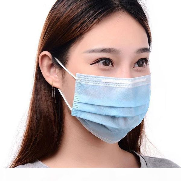 

er qwrx mask 3-ply mouth ear-loop disposable layer hjngh protect dust three masks non-woven fa breathable health ekdcc outdoor tbgxl