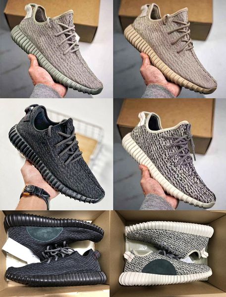 

2020 new fashion women shoes men kanye pirate black turtle dove moonrock oxford tan wave runner running sneakes
