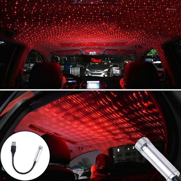 

car roof lights romantic usb night light atmosphere lamp ceiling decoration light plug-play car interior lights1