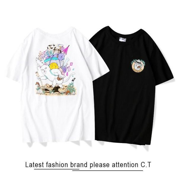 

ummer paris mens luxury clothing drill t-shirt diagonal letter print t shirt fashion r tshirts casu;49, White;black