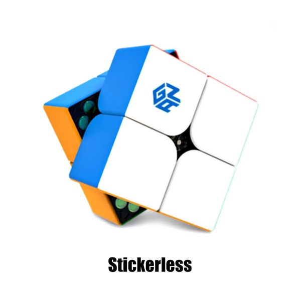 

gan251 m 2x2x2 magnetic cube magic speed ​​stickerless professional gan магниты карманный куб головоломка образования игрушки для малыша gan, Black;red