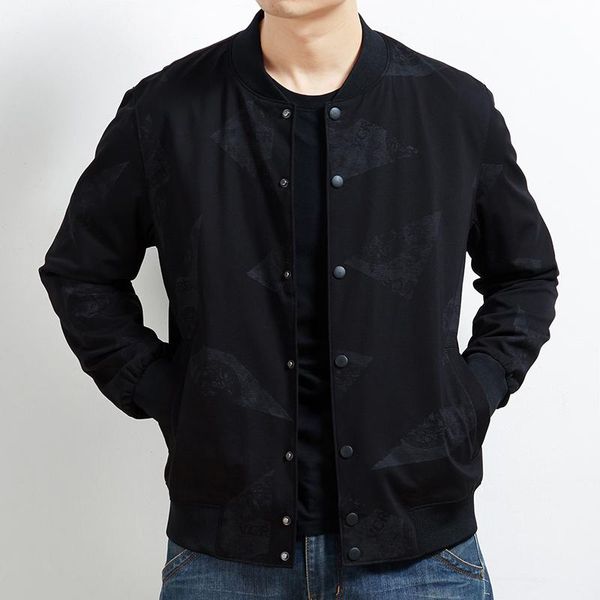 

men's jackets plus size 8xl fashion windbreaker coat man 2021 british style mens jacket casual men slim fit stand male, Black;brown