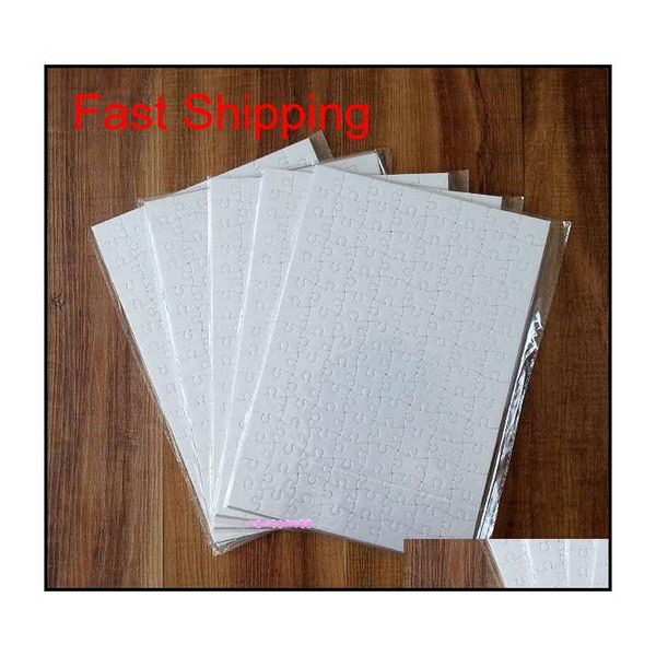 

a4 sublimation blank puzzle 120pcs diy craft heat press transfer crafts jigsaw puzzle white a4 blank puzzle qylhui bwkf