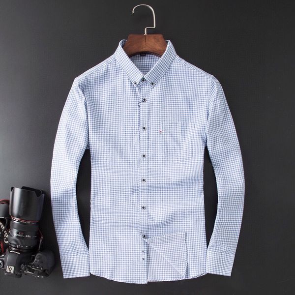 

new spring and autumn men's business fashion classic t-shirt men's oxford fabric embroidery new, White;black