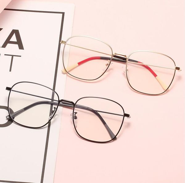 

computer glasses men spectacle frames anti blue light goggles anti glare eyeglasses frame women round clear lens fake glasses, White;black