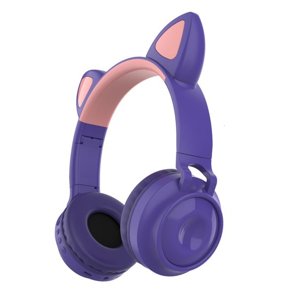 

student wirels cute cat ear new cartoon bluetooth game headset