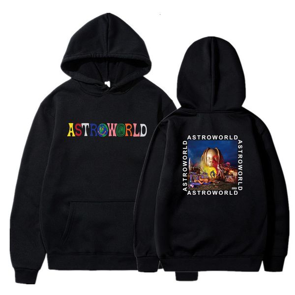 

astroworld you we here hoodie sweatshirt men's and women's hoodie, Black