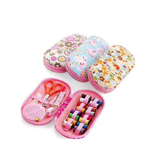 

50set diy 12 needle tape scissor disconnector release multifunction threads sewing kits portable useful travel h qylsiw bdebaby