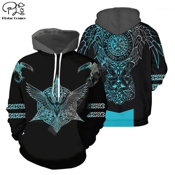 

men's hoodies & sweatshirts 2021est tattoo warrior retro classic fashion streetwear 3dprint zipper/hoodies/sweatshirts/jacket a-61, Black