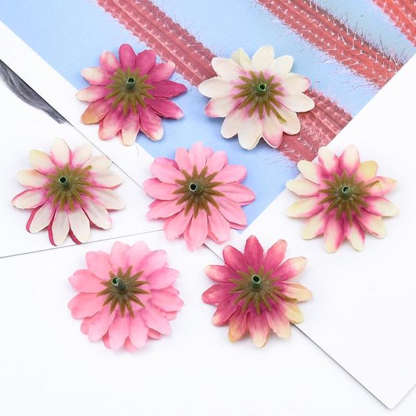 

5 10 20 шелковая ромашка diy подарки конфеты коробка домашнего декора скрапбукинг декоративные цветы рождественские венки искусственные цвет