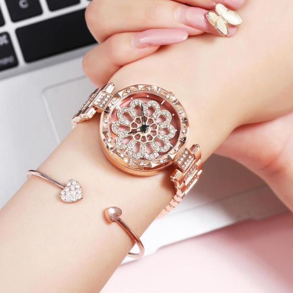 

women's denton quartz sidpega watch fashion for women, Slivery;brown