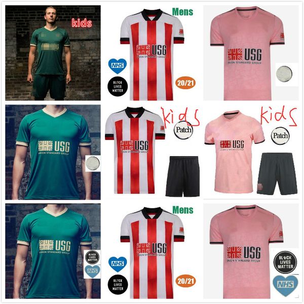 

20 21 sheffield soccer jerseys berge mousset united 2020 2021 mcburnie lundstram fleck men football shirt norwood sharp jersey, Black;yellow
