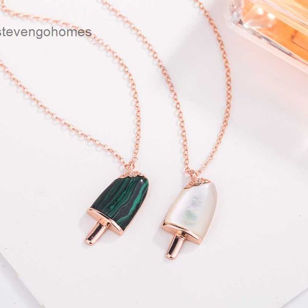 

cream cream, ice s925, necklace, sterling tiktok, pendant, silver jewelry