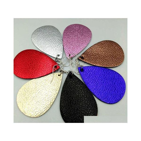 

floral print leather earrings antique looking teardrop faux leather bohemia dang sqcwbz queen66, Silver