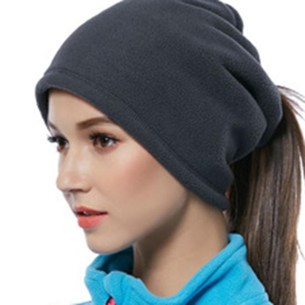 

breathable dual-layer fleece warm scarf women outdoor winter thick neck warmer men motorcycle skiing cycling face thermal mask, Black