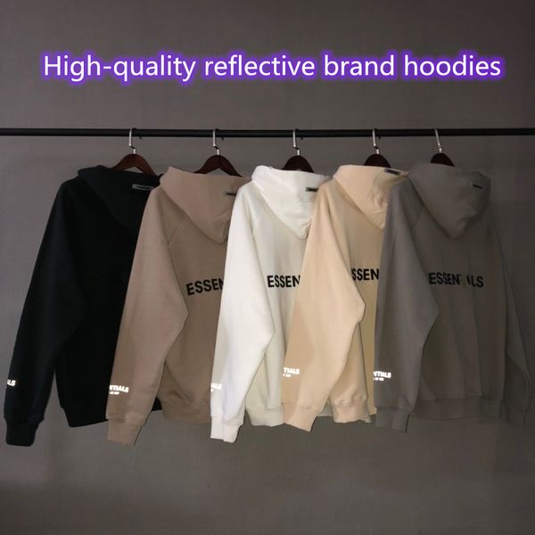 

1brand pullovers mens and womens hoodies leisure fashion trends fear of god fog essentials men women designer sweatshirts, Black