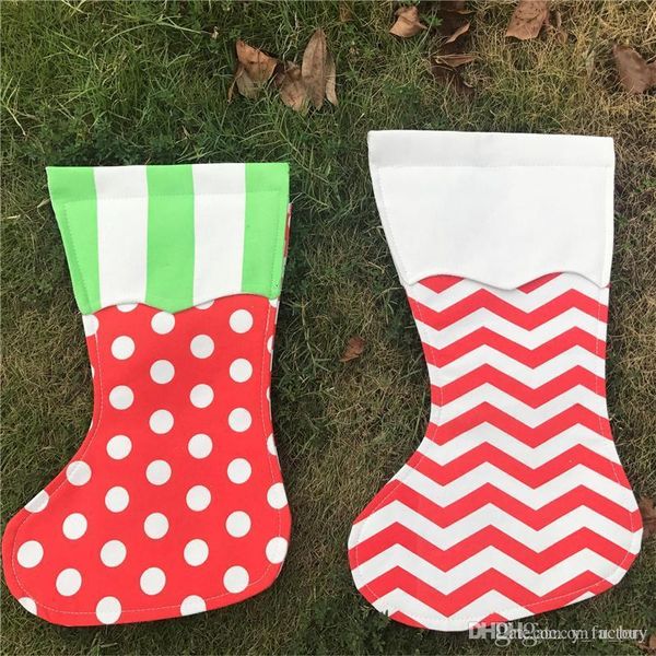 

canvas gift bags christmas xmas stocking large size plain decorative socks bag