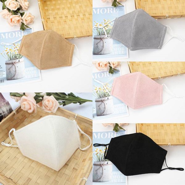 

dhl shipping fashion cotton face breathable dustproof mouth cover winter protective mask washable reusable cycling masks kimter-l881fa, Black