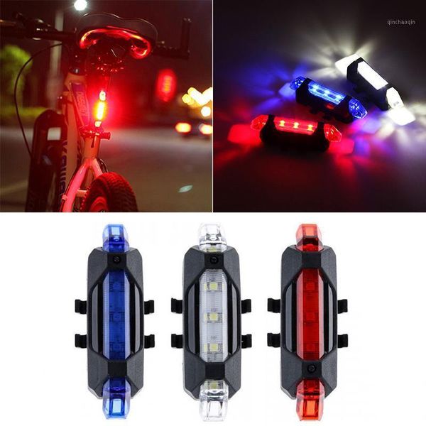 

bike bicycle light led taillight waterproof safety cycling usb rechargeable rear tail light warning riding taillamp bc05011